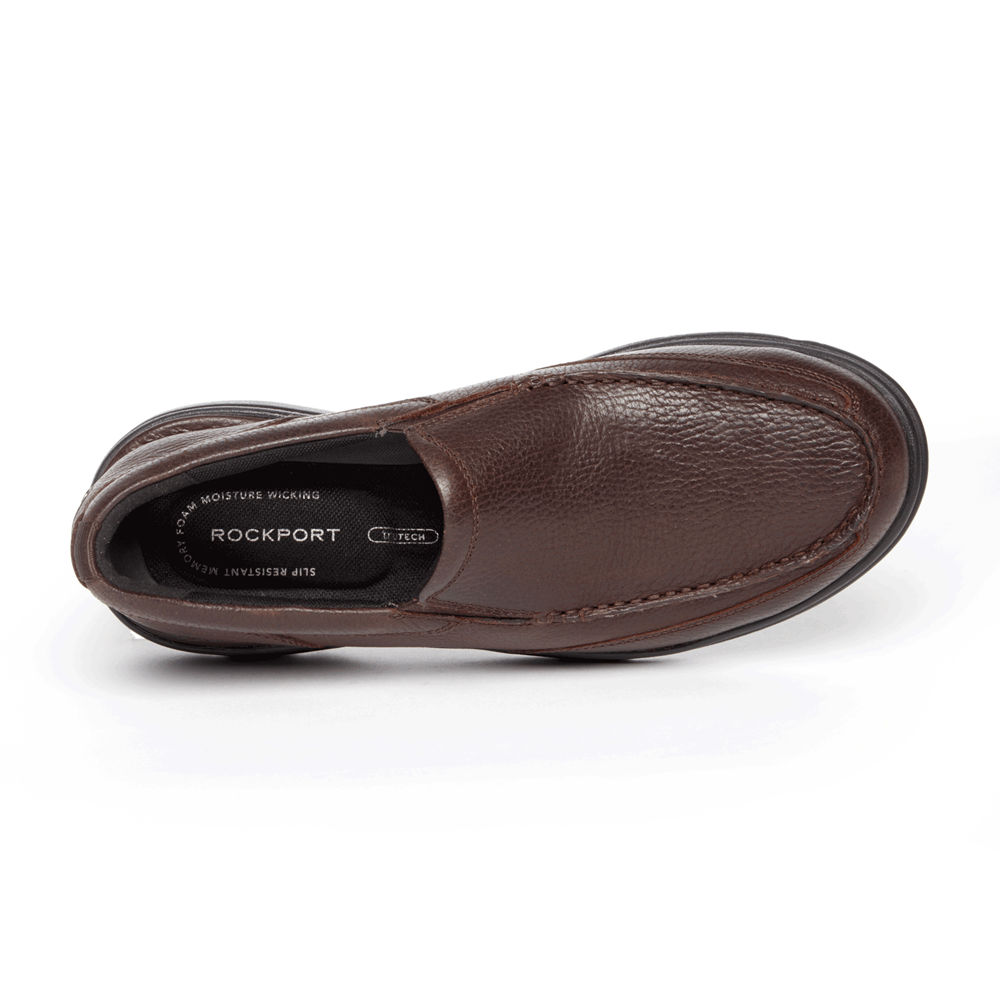 Rockport Slip-Ons Herre Mørke Brune - Prowalker Eureka Plus - EDYX57460